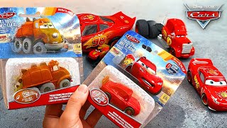 Unpacking New Cars: On The Road - Cave Lightning Mcqueen & Baby Quadratorquosaur | Disney Cars Pixar