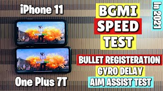 iPhone 11 Vs One Plus 7T BGMI Speed Test|Reality Of 60 Fps Vs 90 Fps🔥