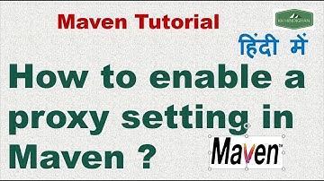 How to enable a proxy setting in Maven? | Enable proxy setting for Maven in Eclipse IDE | Hindi