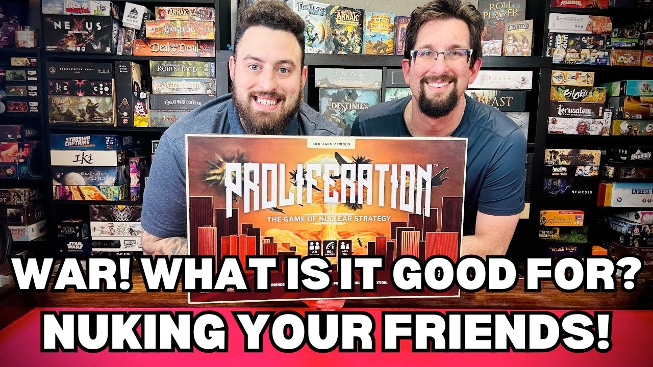 Proliferation Board Game Review First Impression Kickstarter War