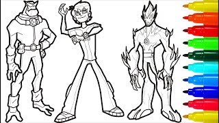 BEN 10 Coloring Pages | Coloring Pages for Kids | Coloring Book