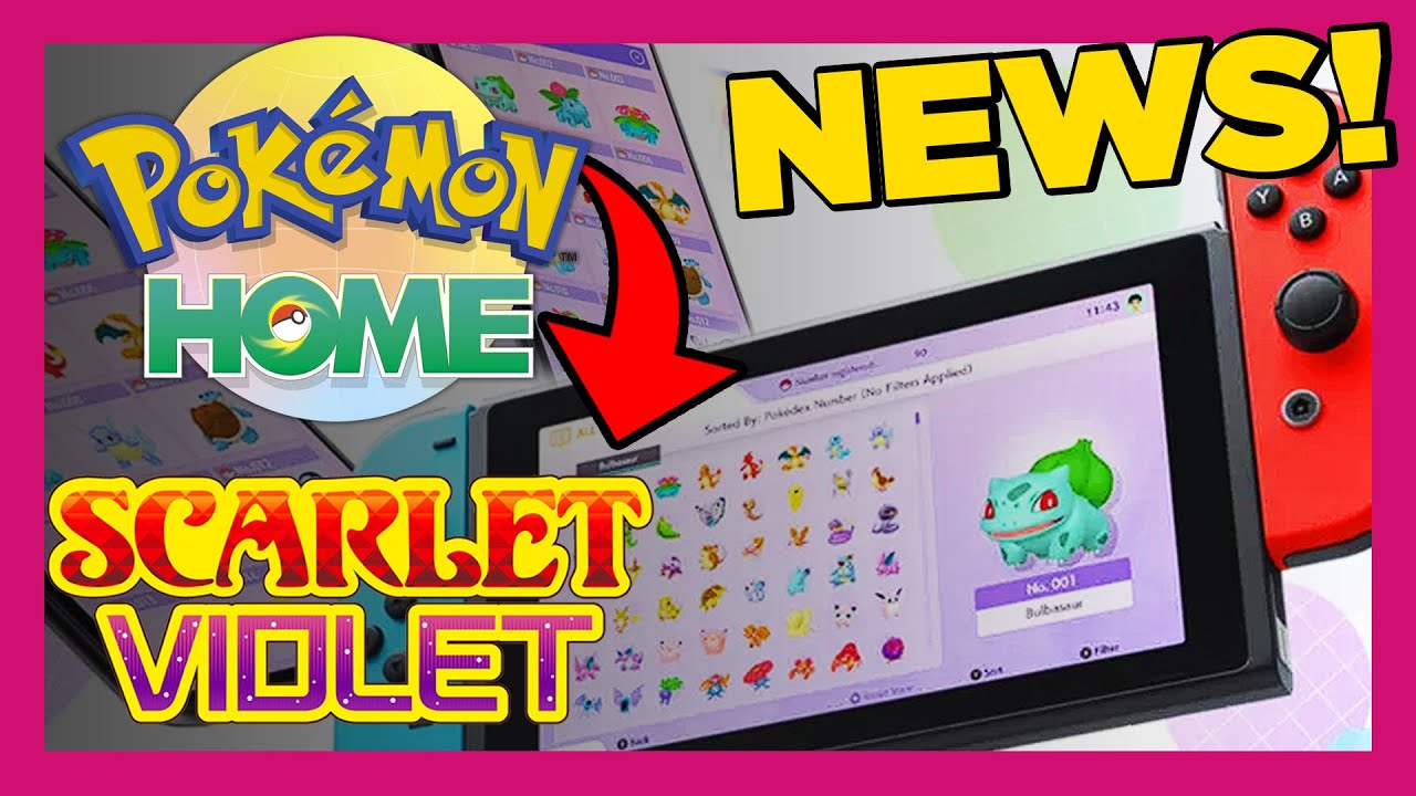 Pokémon HOME ganhará compatibilidade com Pokémon Scarlet e Violet