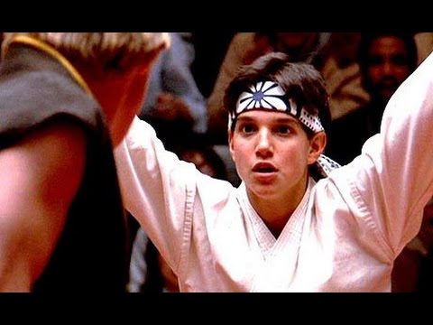 "Karate Kid" (HD) -- Best scene -- &rsquo;Crane Kick&rsquo;   (1984, original)