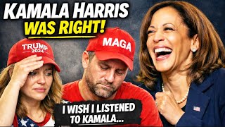 MAGA Voters Uproar: Was Kamala Harris RIGHT About Trump? 😳🔥 | Shocking Reactions 