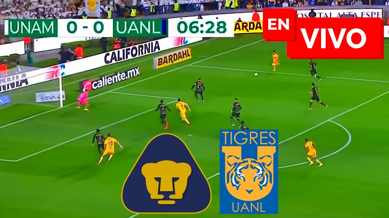 🔴 Pumas vs Tigres EN VIVO / Semifinal Liga MX Apertura - YouTube