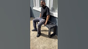 Easy DIY 2 x 4 seating bench #diy #process #bench