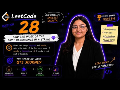 LeetCode 28 | Find the Index of the First Occurrence in a String | Easy  C++ Solution
