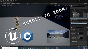 Unreal Engine C++ Camera Boom Socket with Scroll Zoom!