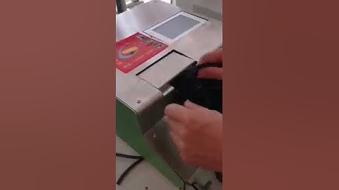 Button Wrapping Machine Video 1