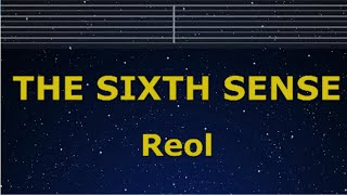 Karaoke♬ THE SIXTH SENSE - Reol 【No Guide Melody】 Instrumental, Lyric  Romanized