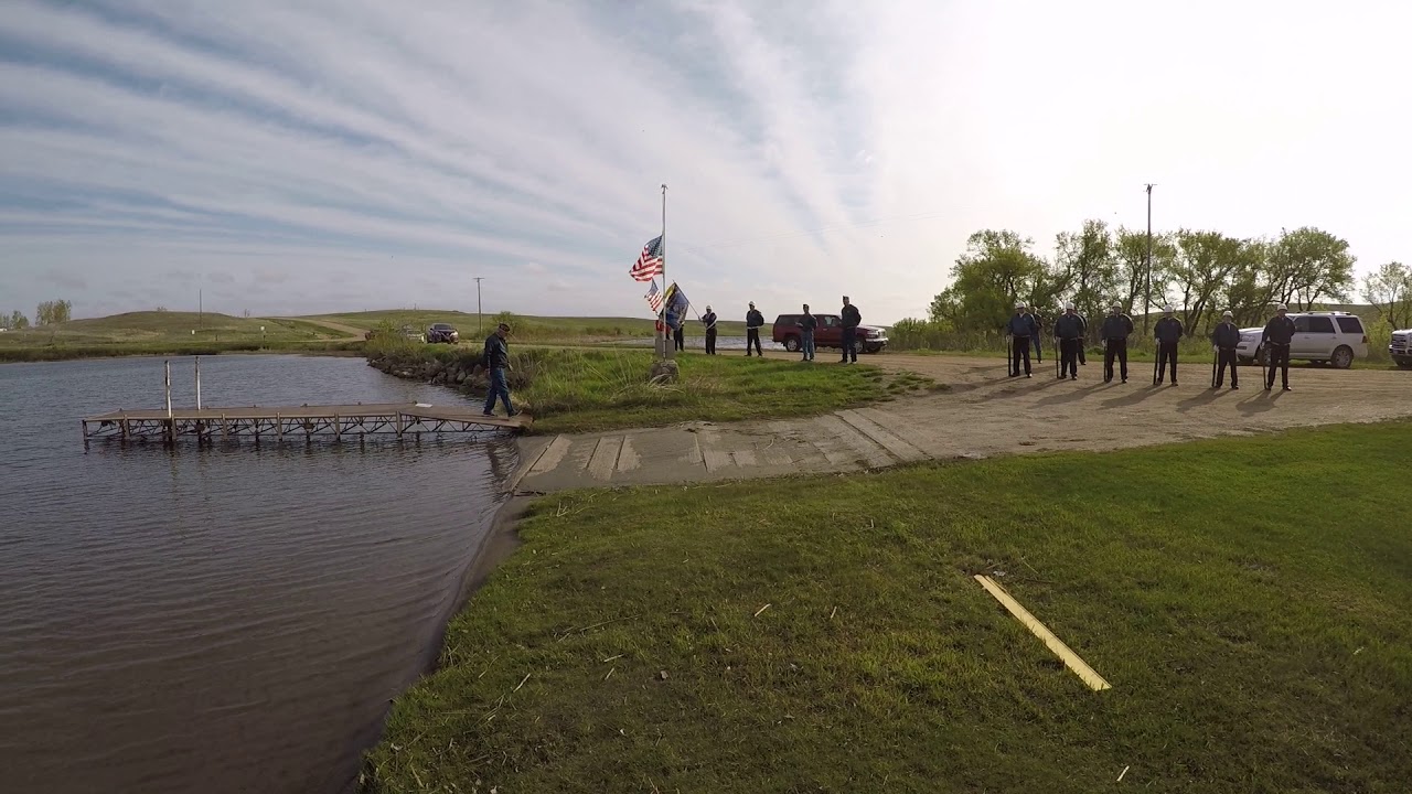 Memorial Day Ceremony at Strawberry Lake North Dakota 2019 YouTube
