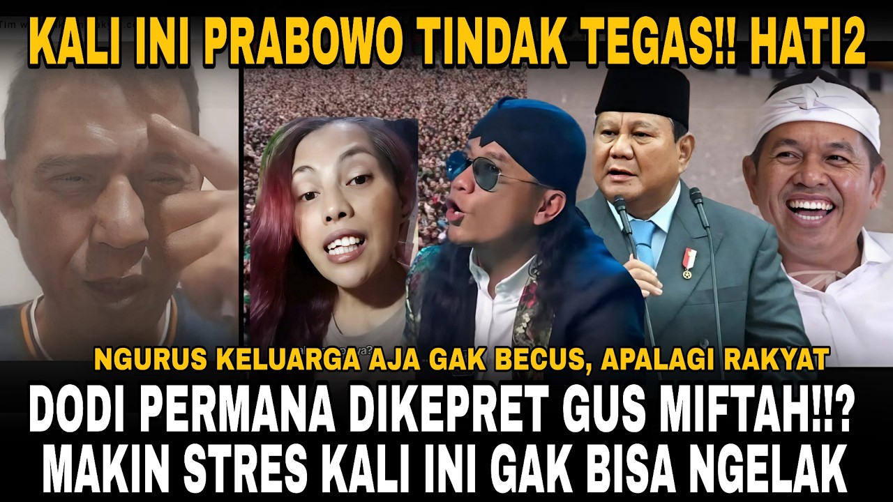 DODI PERMANA DI PERMALUKAN GUS MIFTAH DI DEPAN RIBUAN WARGA?! KDM KETAWA NGAKAK PRABOWO BERI PESAN