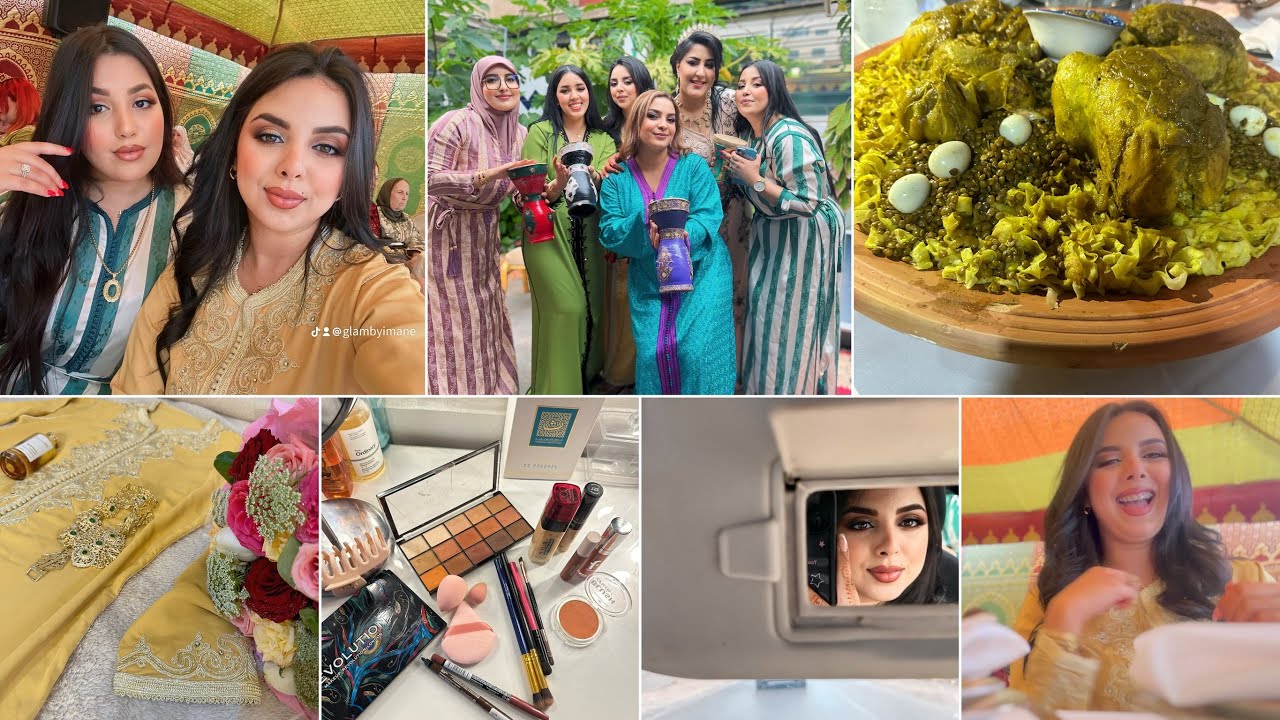 تجهزوا معي لعقيقة صديقتي(مكياج-شعر-قفطان…)❤️اخيرا تجمعنا مسخيتش بيهم😍سبوع مغربي 😍مشترياتي الجديدة