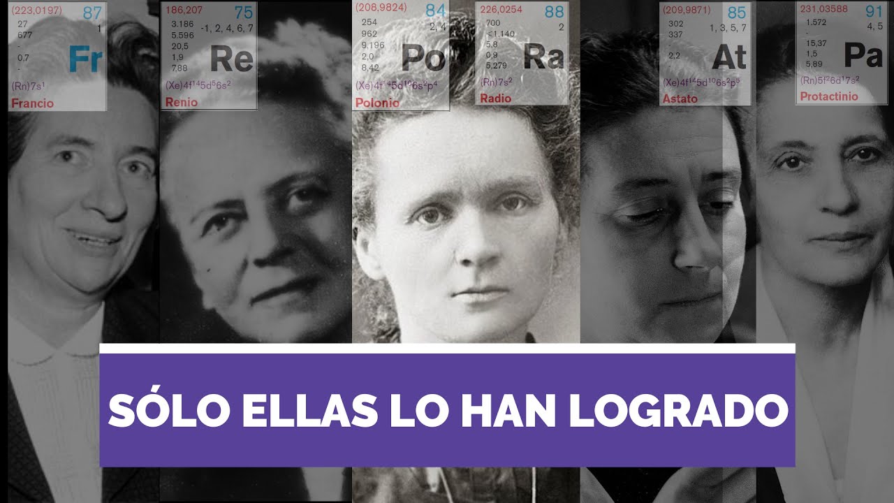 MUJERES que han DESCUBIERTO ELEMENTOS QUÍMICOS... ¡Una de ellas descubrió 2! 🤯