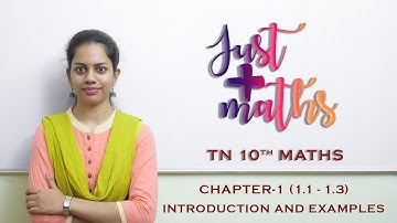 TN 10th Maths | Chapter 1 | Relations and Functions | Sections 1.1-1.3 | Intro, Examples | By Aarthy