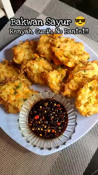 BAKWAN SAYUR RENYAH GURIH NO BANTET - BALA BALA ENAK #short #bakwansayur #balabala #oteote #gorengan