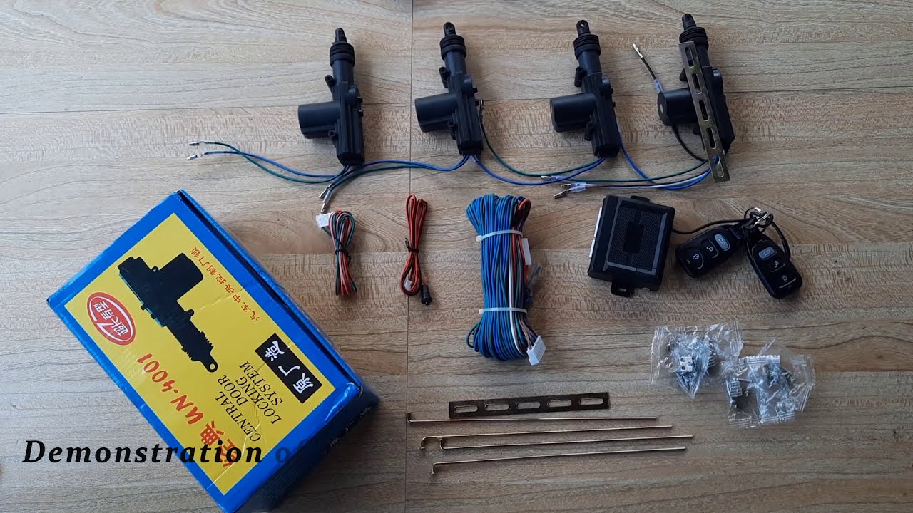 Unboxing and Demo Wiring of a Car Central Lock System - YouTube
