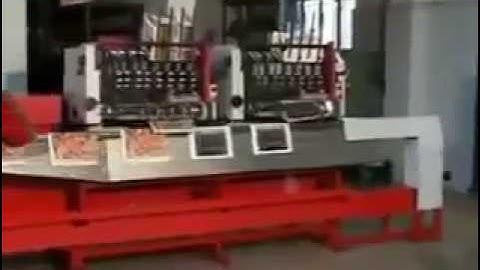 DOUBLE HEAD WIRE SADDLE CENTER STITCHER DH2 STITCH STAR flv