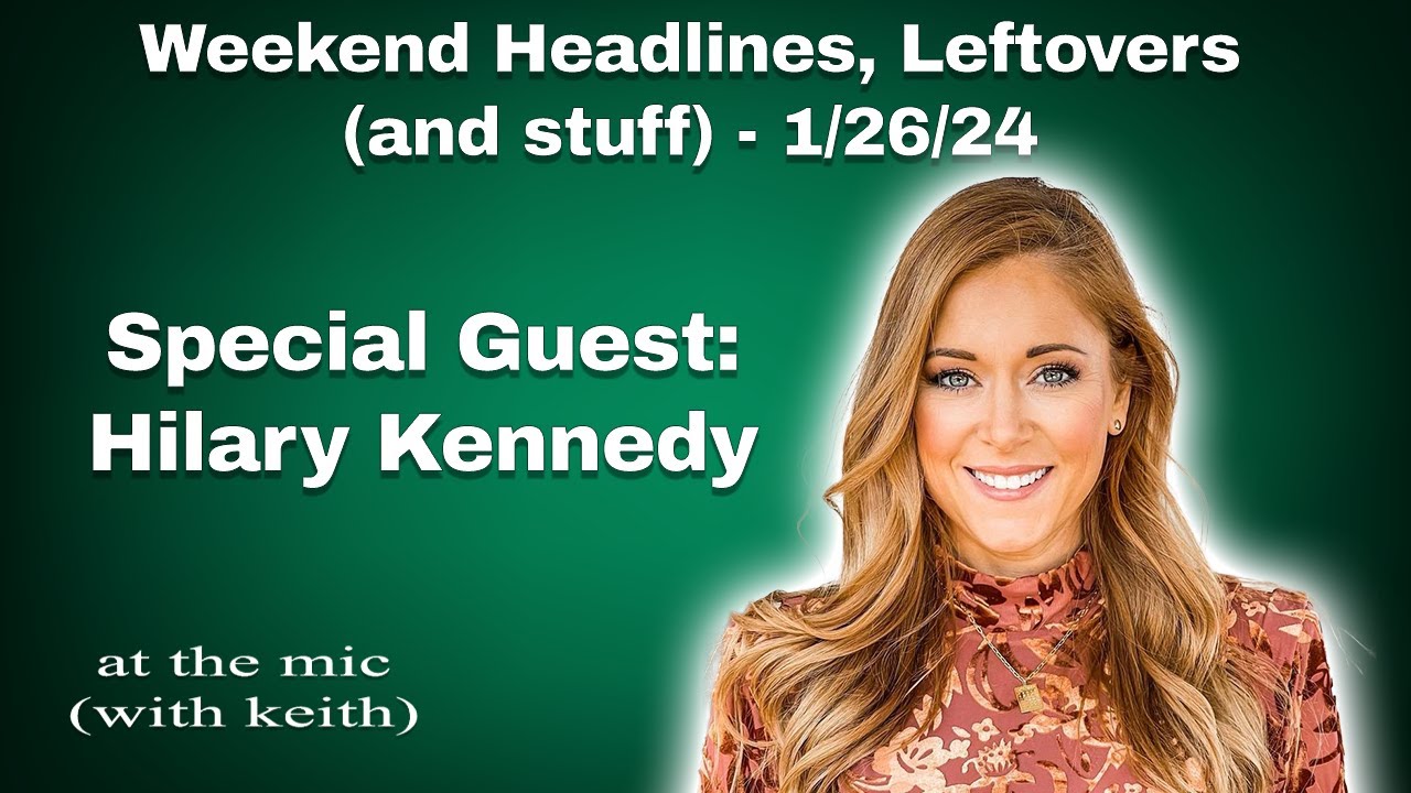Weekend Headlines, Leftovers (and stuff) - 1/26/24