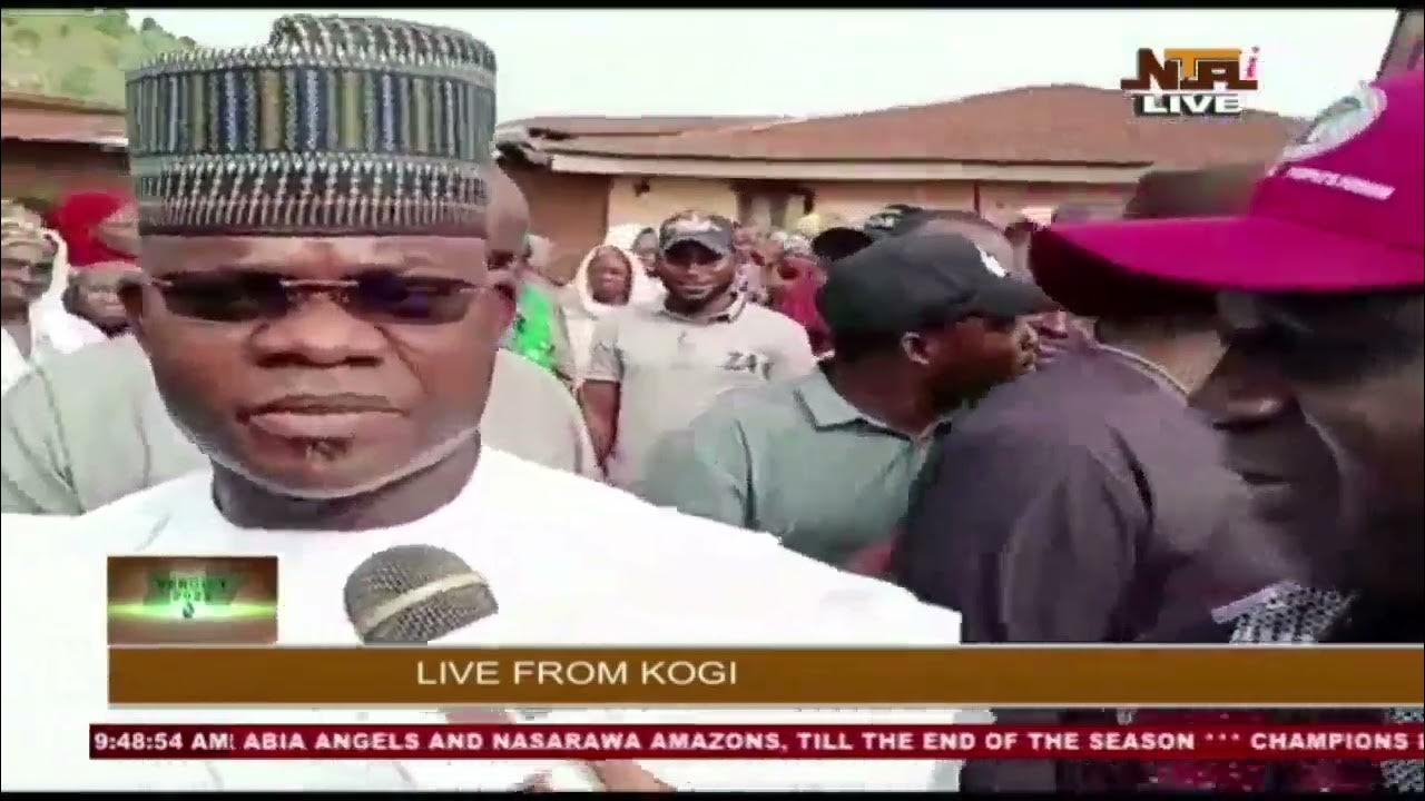 Yahaya Bello in his polling unit to cast his ballot, described the process as peaceful and orderly.