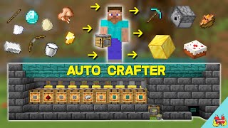 Auto Crafting Machine for ANY ITEM RECIPE in Minecraft 1.21