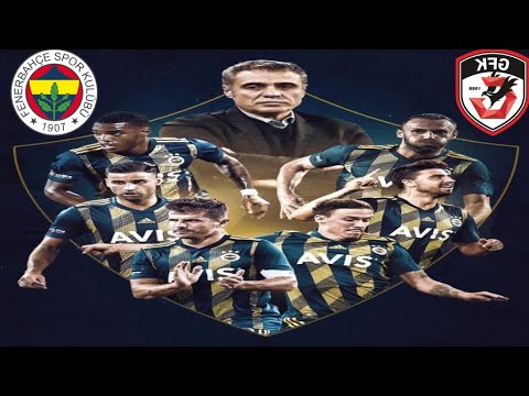 Fenerbahce Gazişehir maçı ilk 11’i