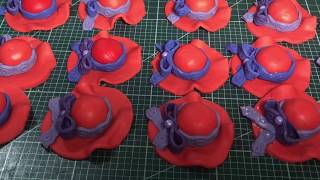 Red Hat Society Cupcakes| Rachel's Themed Sweets