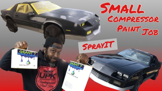 Complete Paint Job with the SprayIT R500 LVLP spray gun and small  compressor/Part 2 