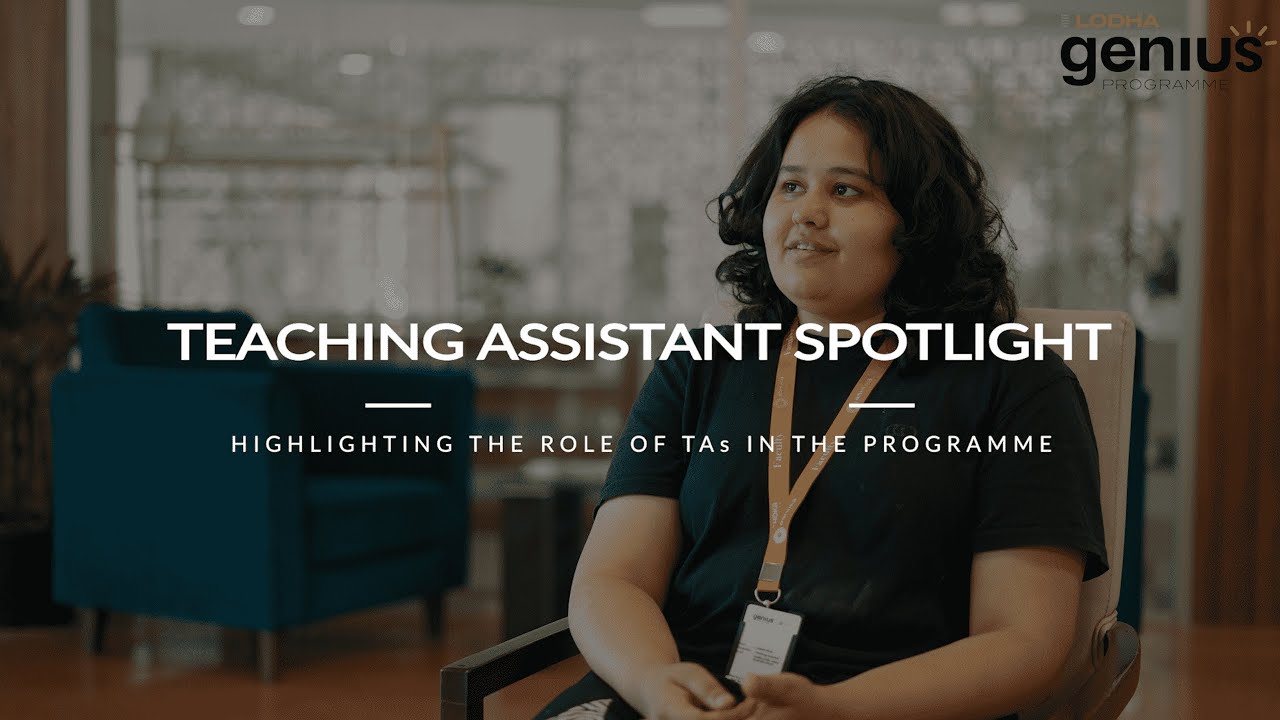 Teaching Assistants of the Lodha Genius Programme