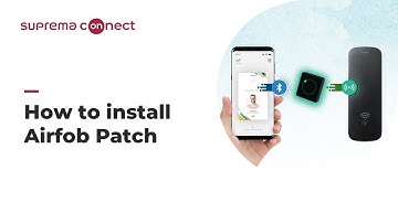 [Suprema Connect] Tech Training: How to install Airfob Patch l Suprema