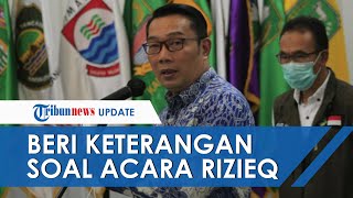 Gubernur Jabar Ridwan Kamil Tiba Di Bareskrim Untuk Beri Keterangan Soal Acara Habib Rizieq Shihab