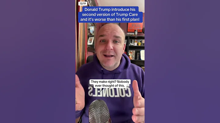 Donald Trump should have kept his health care plans to himself. #trump #donaldtrump