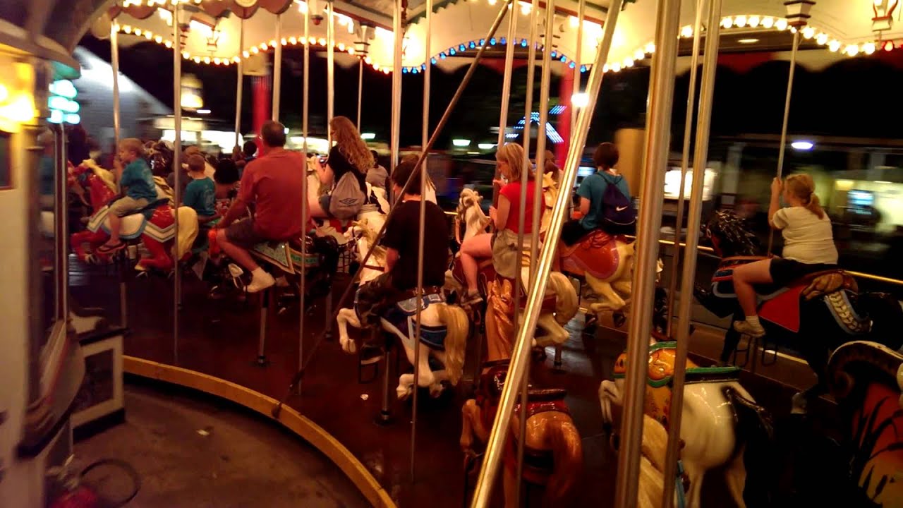 Ridding the Hershey Park Carousel 2014