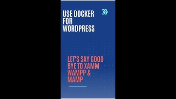 Setup Docker with WordPress |  Say Goodbye to XAMPP, WAMP, and MAMP! #Shorts #Docker #WordPress