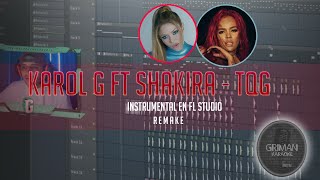 Asi hice TQG - KAROL G FT Shakira en Fl Studio (INSTRUMENTAL - REMAKE - KARAOKE)