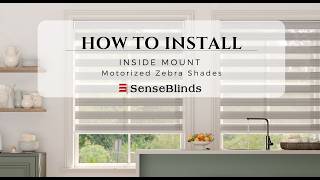 How to Install Inside Mount Zebra Shades