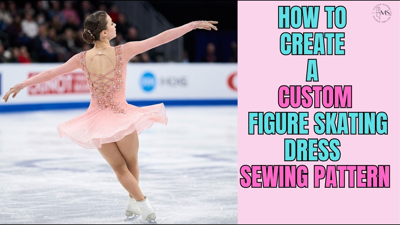 How to draft a custom figure skating dress sewing pattern