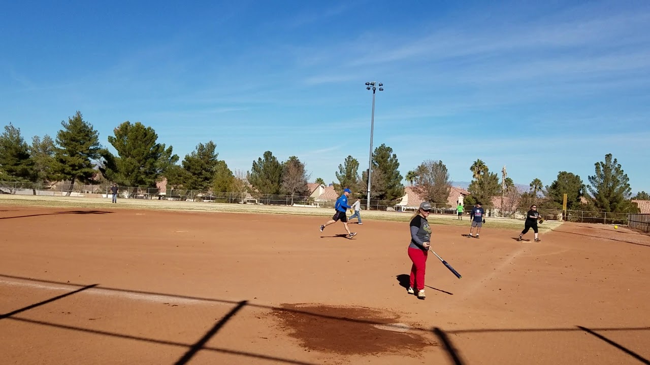 Sunday softball in Las Vegas January 7th 2017 4 YouTube