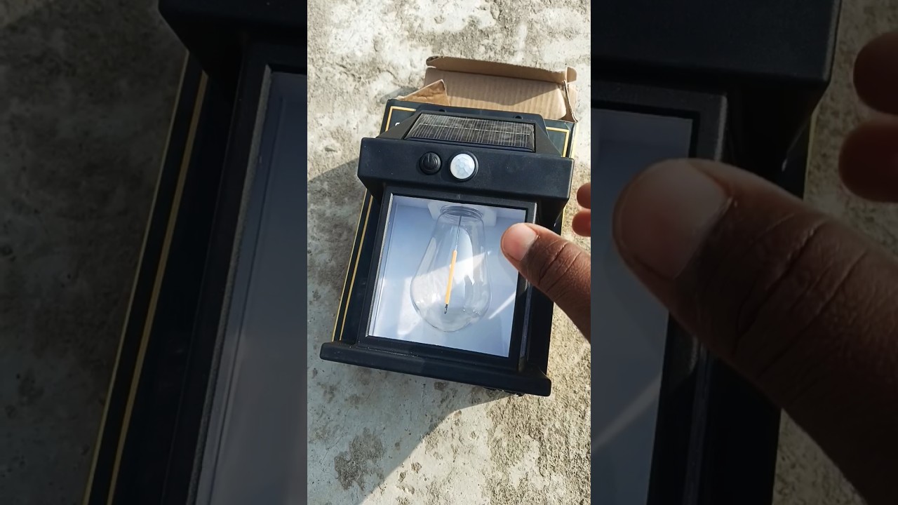 Solar Interaction Wall Lamp Full Review || Outdoor Solar Light With Motion Sensor || solar Lights