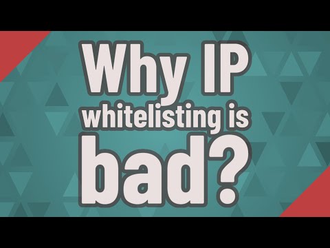 Video: Qual è la differenza tra whitelist e blacklist?