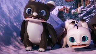 Toothless Kids Visit New Berk Scene  How To Train Your Dragon: Homecoming (2019) Movie Clip