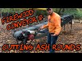 #32 Firewood Conveyor and Cutting Ash Rounds