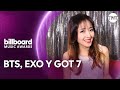 ¡BTS, EXO y GOT7 por Jini en #BillboardsTNT!