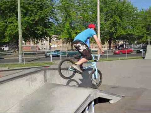 Blue BmX in a town Part#1