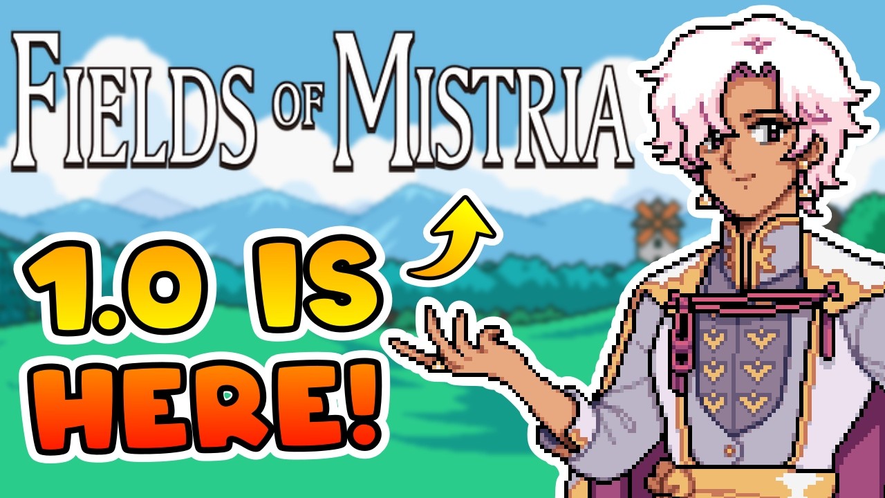 Fields of Mistria 1.0 is here!! First look at the full release