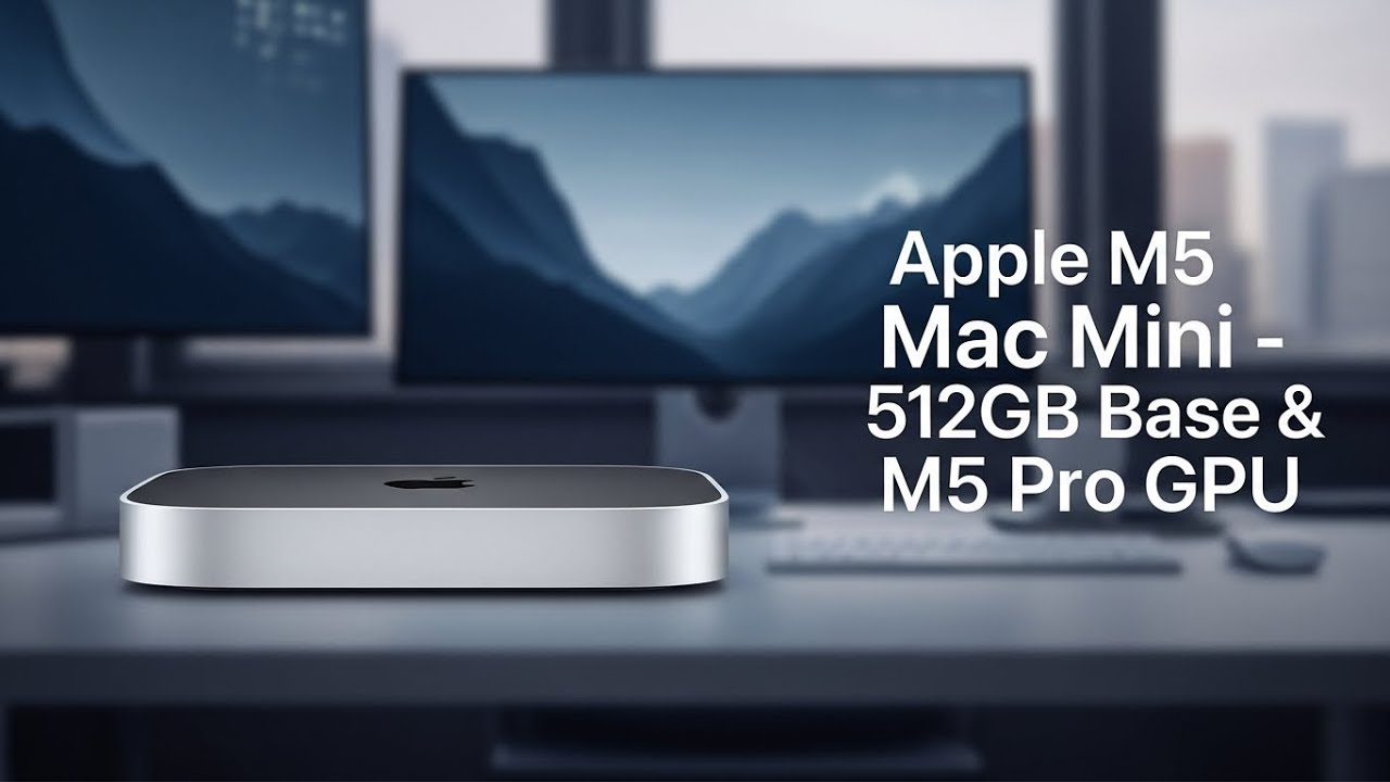 Apple M5 Mac Mini is HERE: 512GB Base, M5 Pro GPU & Shocking Benchmarks ...