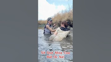 Mò Cua Bắt Cá Ở Đìa Cùng Em Gái Xinh Đẹp❤️