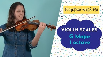 Violin Scale (G Major, 1-octave): Practice with Me