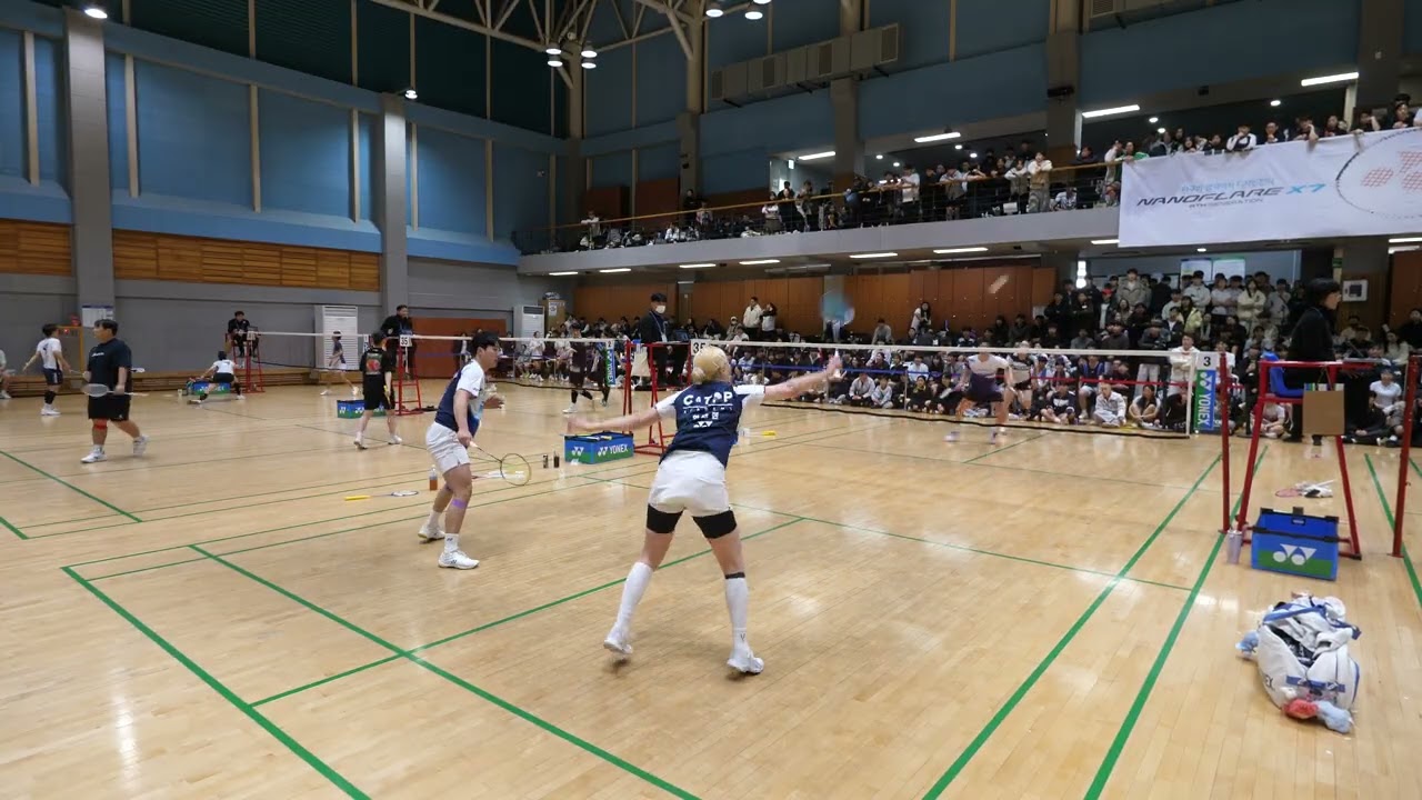 제7회 코리아민턴사랑 유청소년 배드민턴대회 혼복자강 김대은 이은아 VS 장준호 안채현