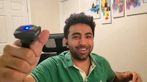 Upgraded Eyoyo 2D Ring Barcode Scanner Bluetooth, USB Wired & 2.4G Wireless & Bluetooth Mini Wearabl